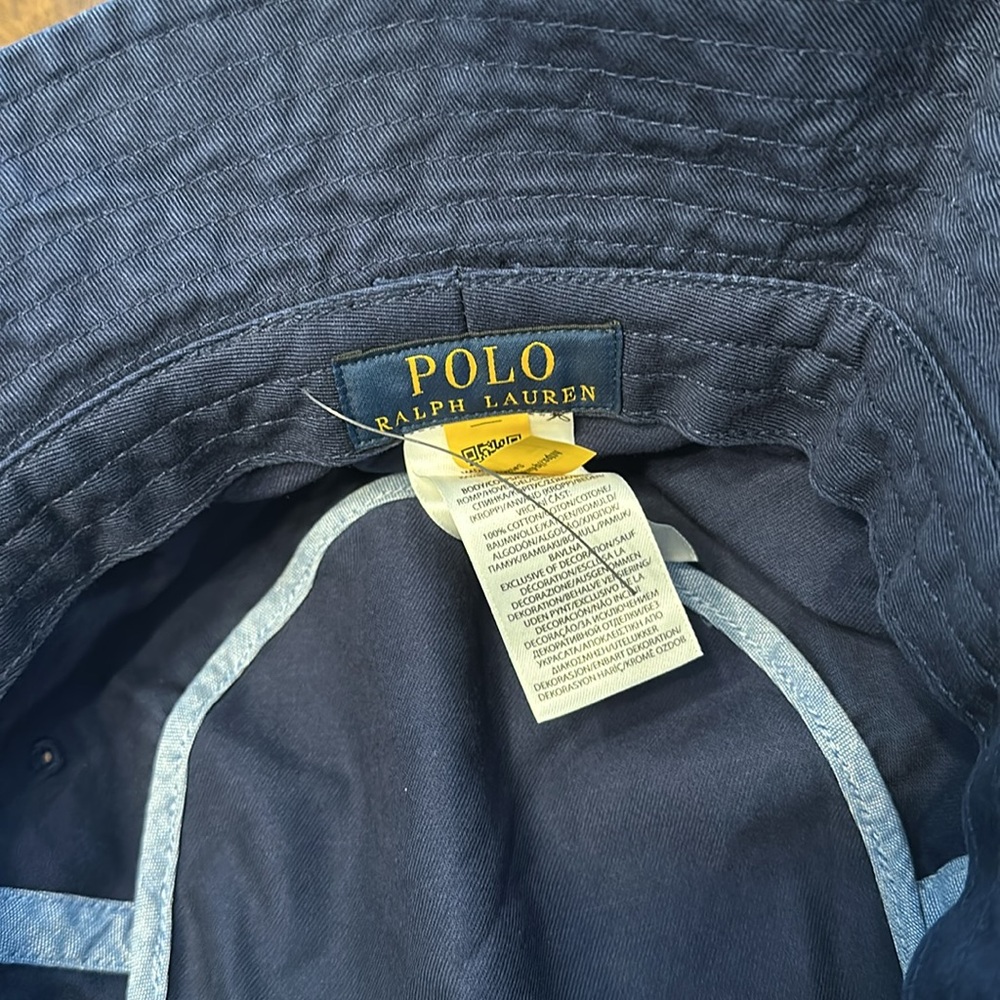 NEW! Polo Ralph Lauren Polo Bear Bucket Hat - Picture 4 of 6